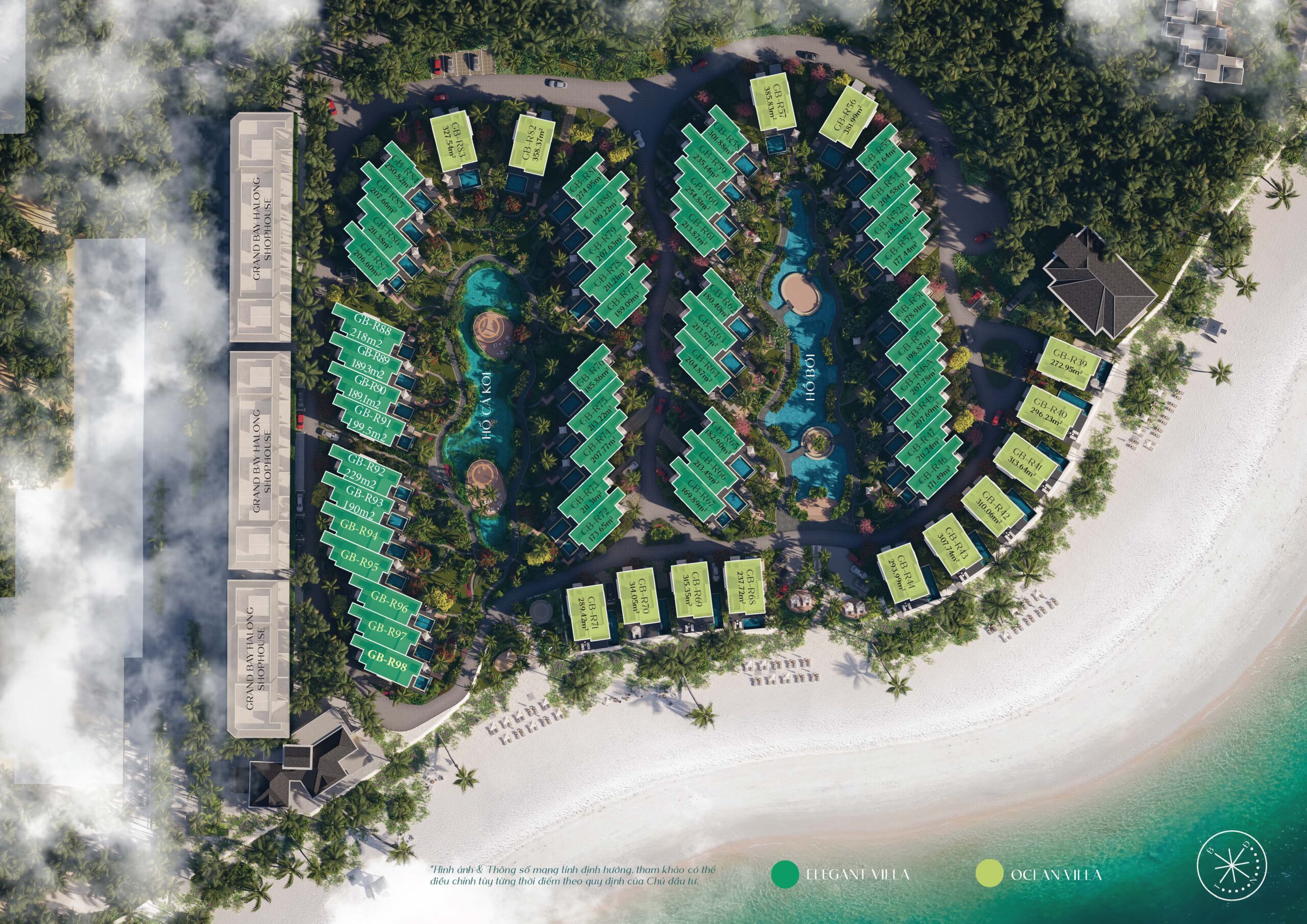 Mặt bằng biệt thự Lagoon Residences Hạ Long 2026
