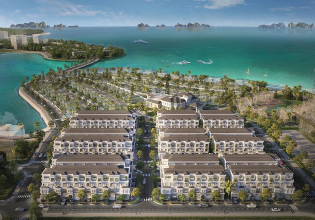 Phối cảnh phân khu dự án Liền kề Grand Bay Hạ ong